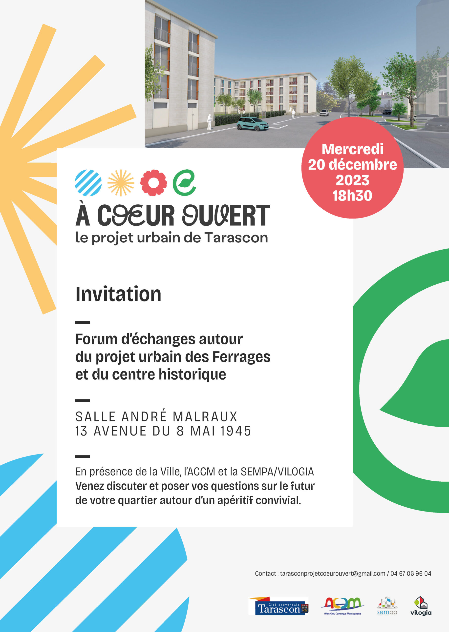 Concertation projet urbain Tarascon